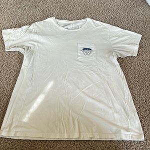 Men’s XXL Slim Fit Patagonia White T-Shirt